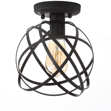 Alma 13" Metal LED Flush Mount - JONATHAN Y